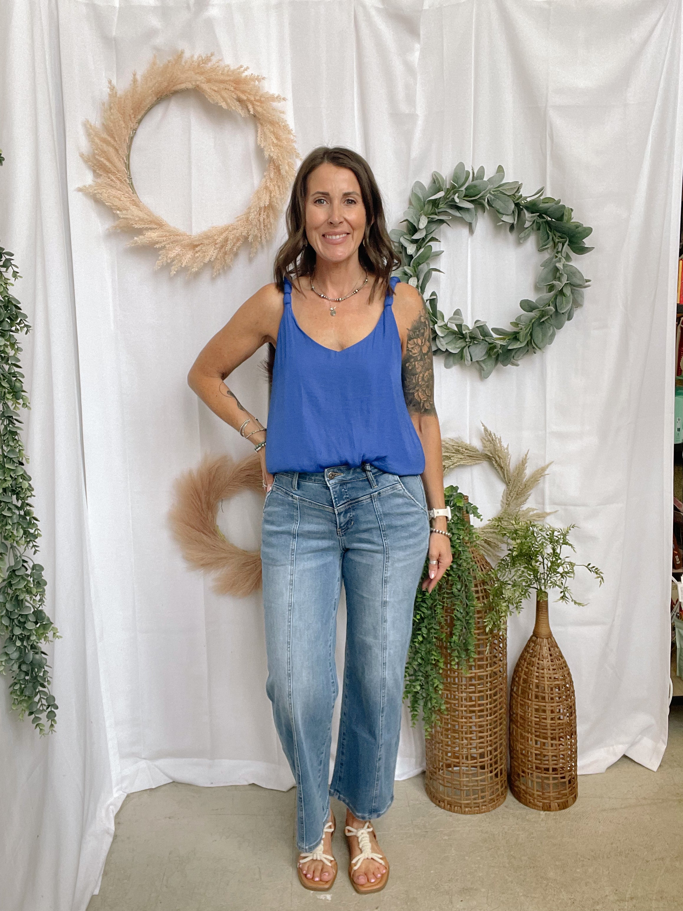 Mica Wide Atoll Vintage Jeans-Jeans-mica-The Silo Boutique, Women's Fashion Boutique Located in Warren and Grand Forks North Dakota