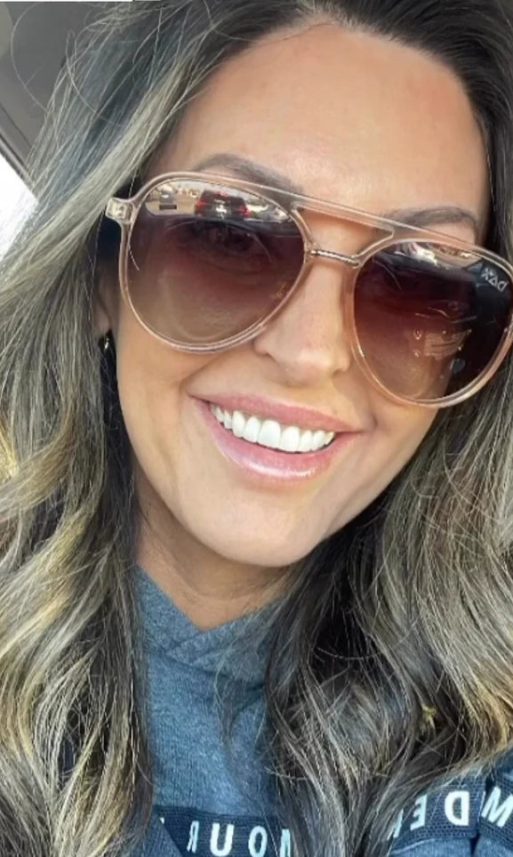 Dax Earhart Clear Sunglasses-Sunglasses-dax-The Silo Boutique, Women's Fashion Boutique Located in Warren and Grand Forks North Dakota