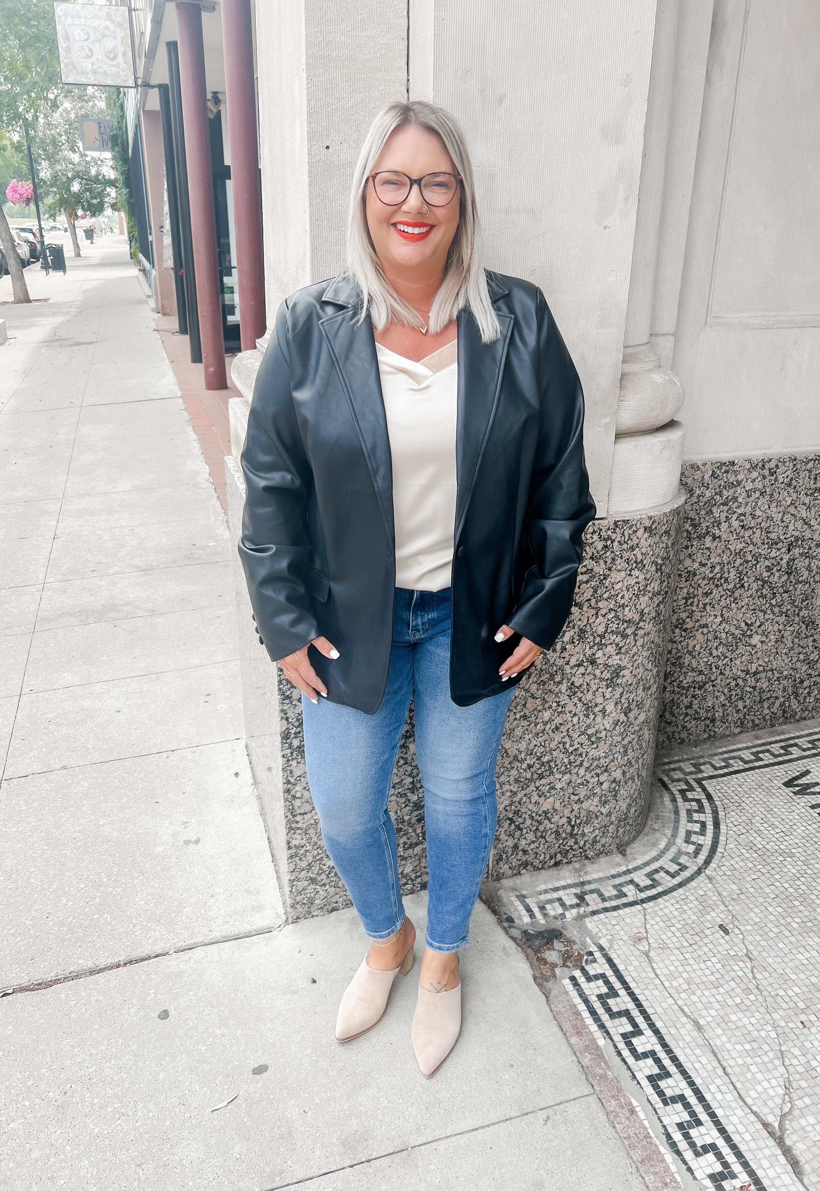 Fate Black Blazer-blazer-fate-The Silo Boutique, Women's Fashion Boutique Located in Warren and Grand Forks North Dakota