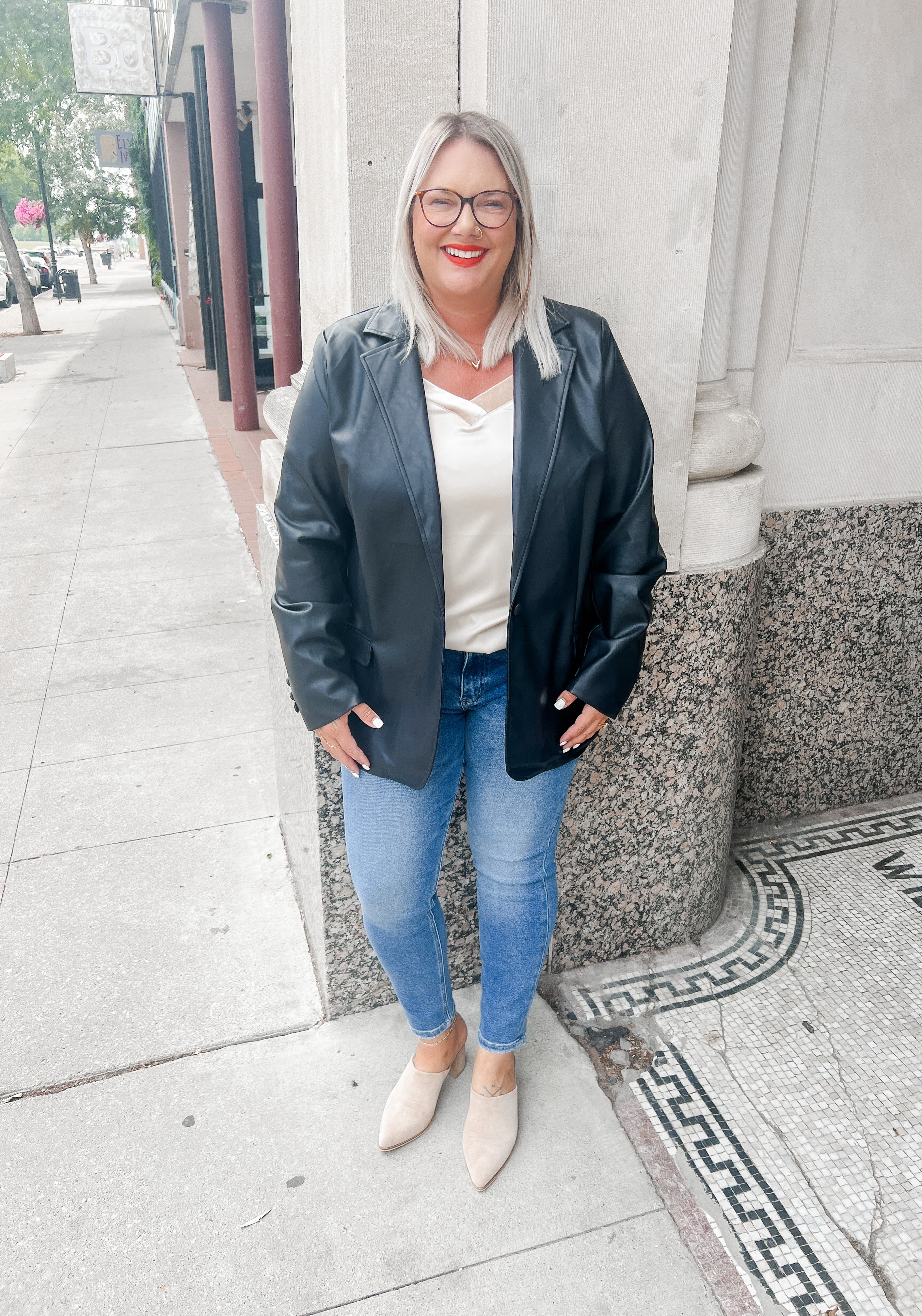 Fate Black Blazer-blazer-fate-The Silo Boutique, Women's Fashion Boutique Located in Warren and Grand Forks North Dakota