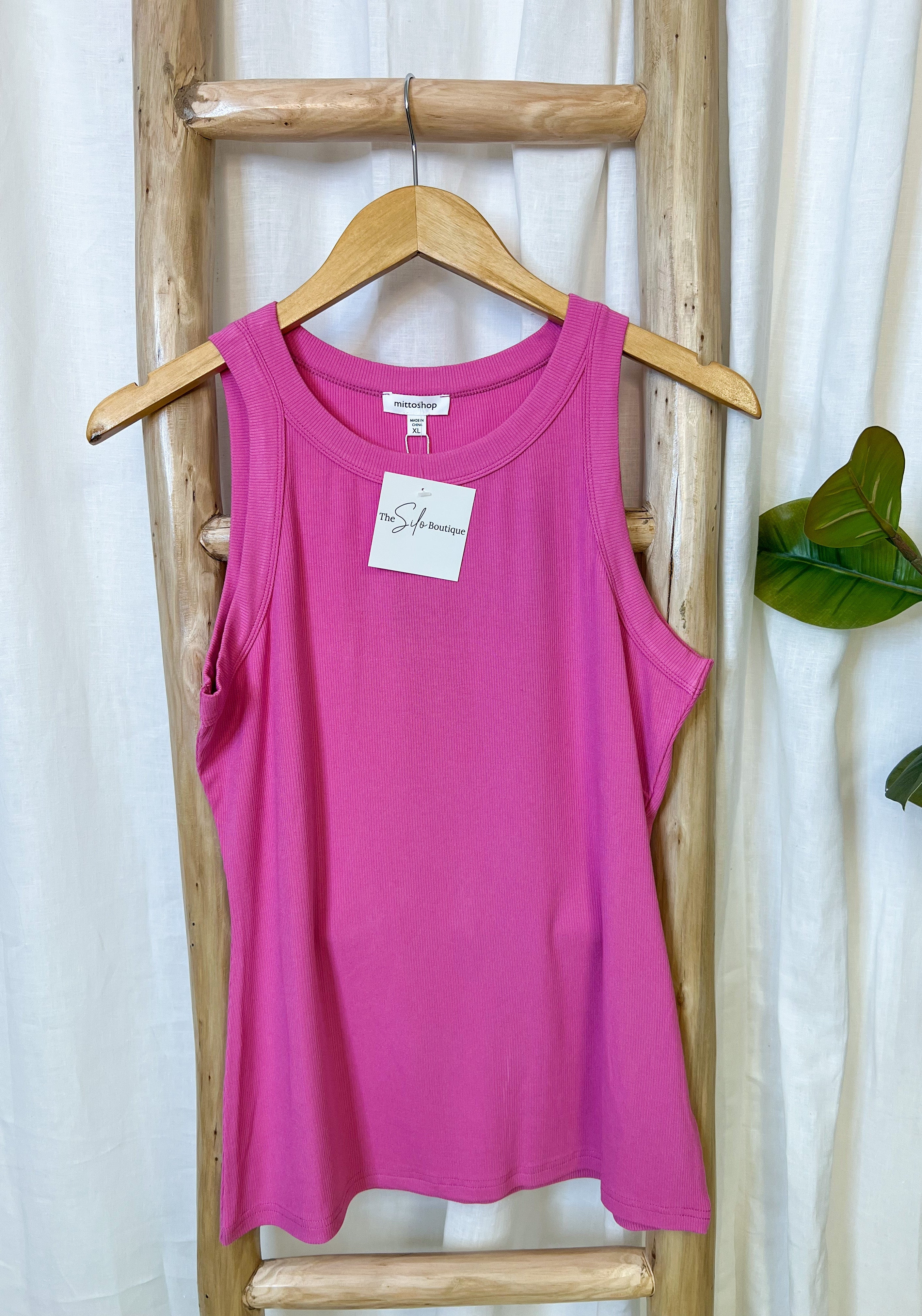 Everly Tank-Tank Tops-mittoshop-The Silo Boutique, Women's Fashion Boutique Located in Warren and Grand Forks North Dakota