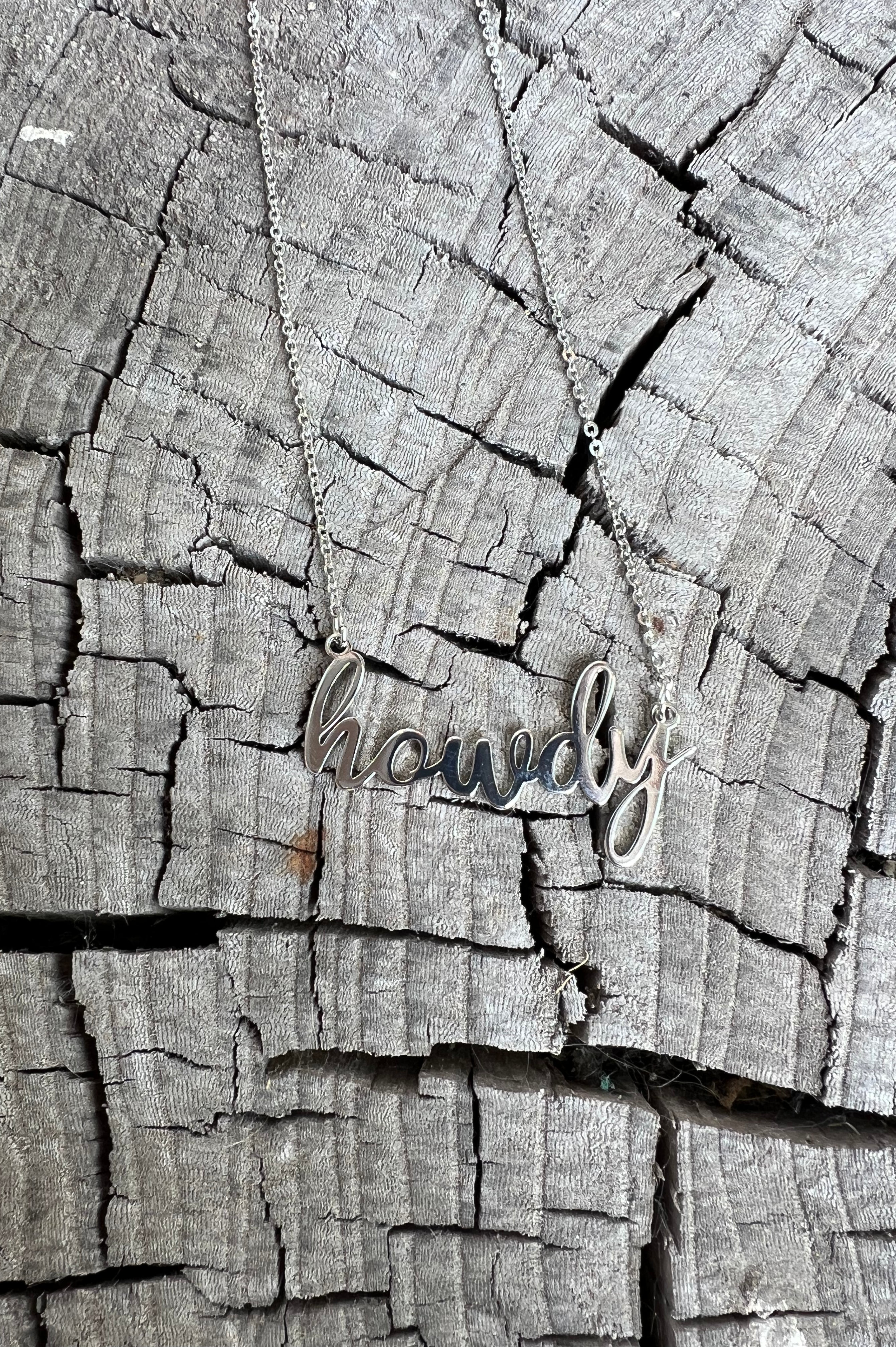 Howdy Necklace-Necklaces-wild junkie-The Silo Boutique, Women's Fashion Boutique Located in Warren and Grand Forks North Dakota