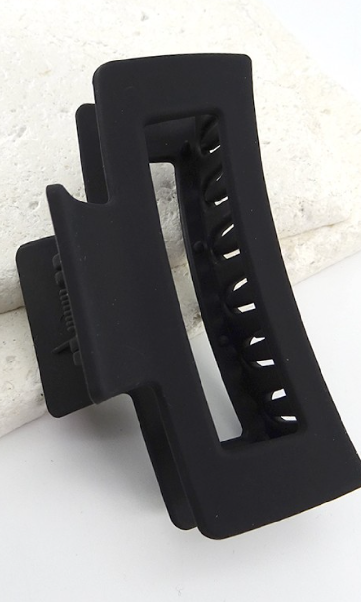 Matte Claw Hair Clip-Hair Accessories-wall to wall-The Silo Boutique, Women's Fashion Boutique Located in Warren and Grand Forks North Dakota