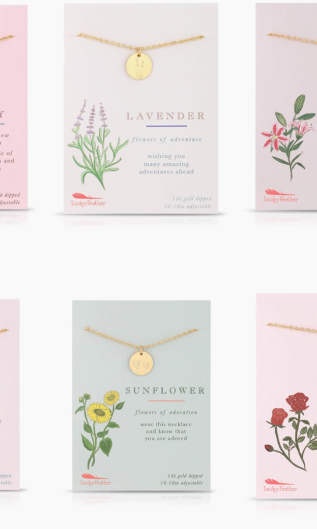 Botanical Necklace-Necklaces-lucky feather-The Silo Boutique, Women's Fashion Boutique Located in Warren and Grand Forks North Dakota