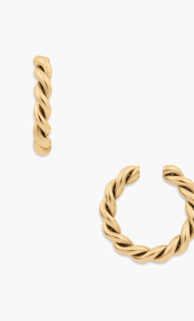 Ellie Vail Denisse Ear Cuff-Earrings-ellie vail-The Silo Boutique, Women's Fashion Boutique Located in Warren and Grand Forks North Dakota