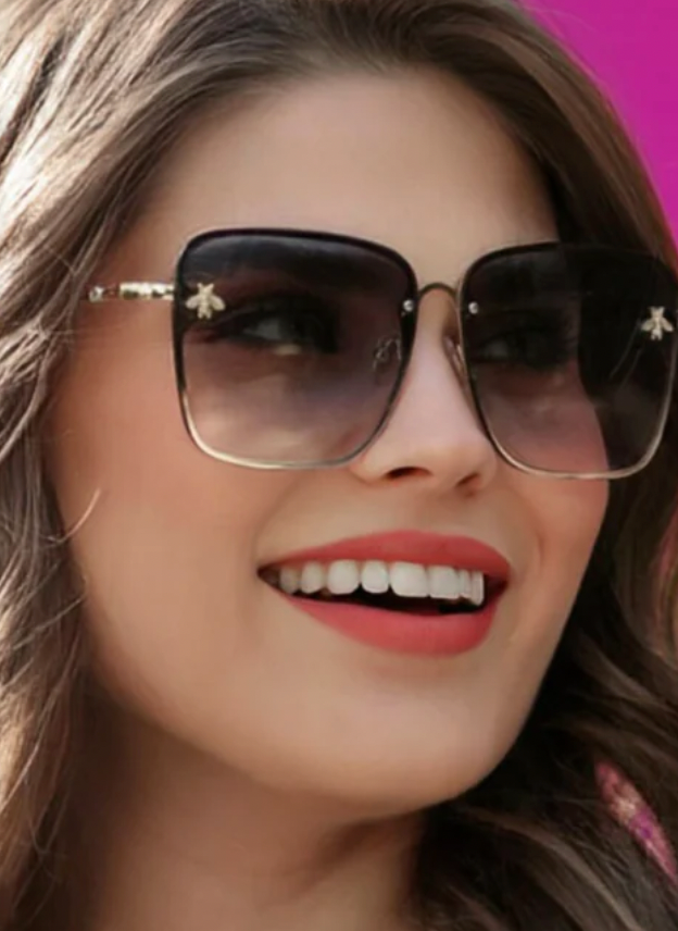 Jess Honey Bee Aviator-Sunglasses-jess lea-The Silo Boutique, Women's Fashion Boutique Located in Warren and Grand Forks North Dakota