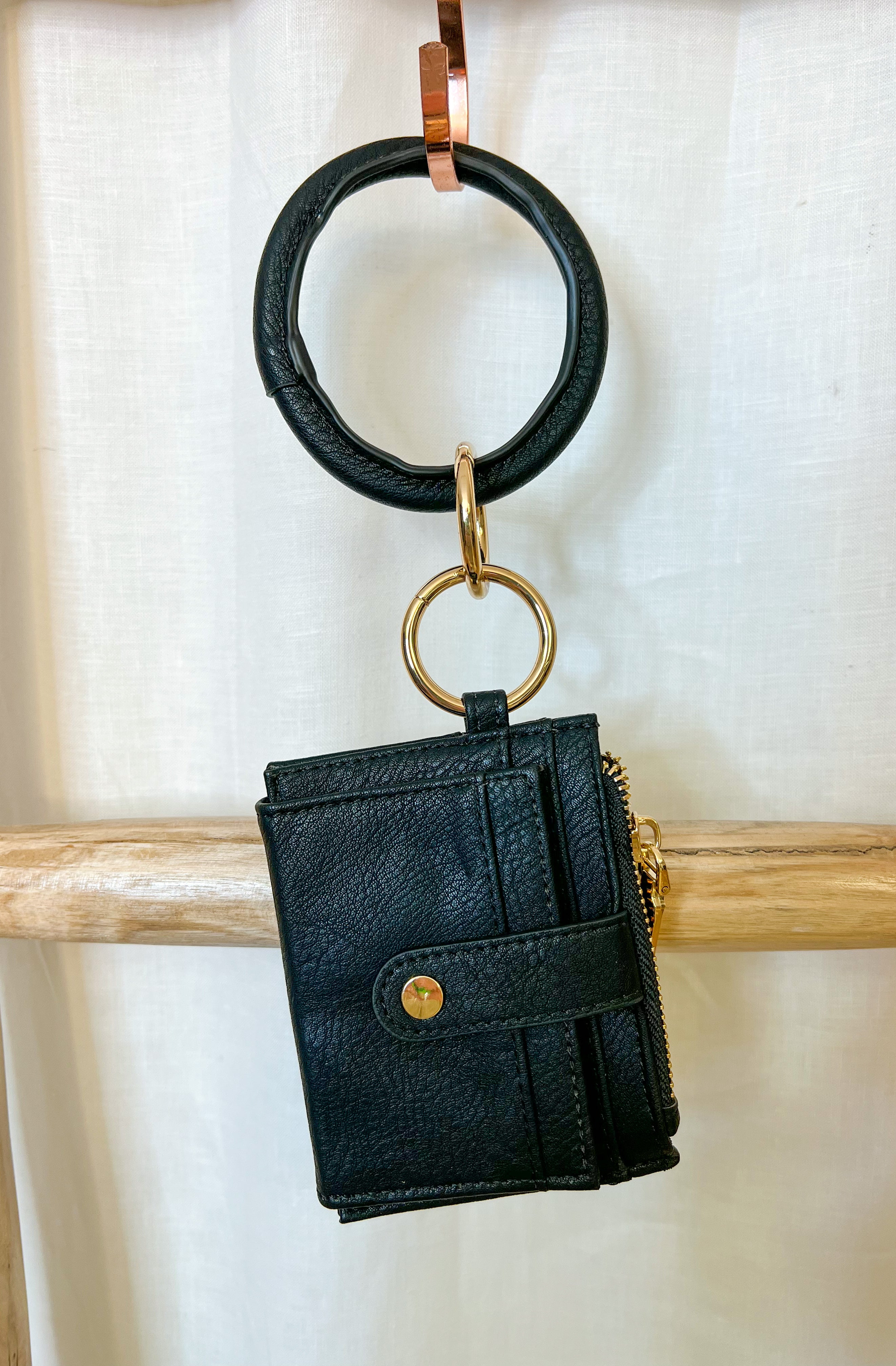 Sammie Mini Snap Wallet w/ Ring-Wallets-Jen and Co-The Silo Boutique, Women's Fashion Boutique Located in Warren and Grand Forks North Dakota
