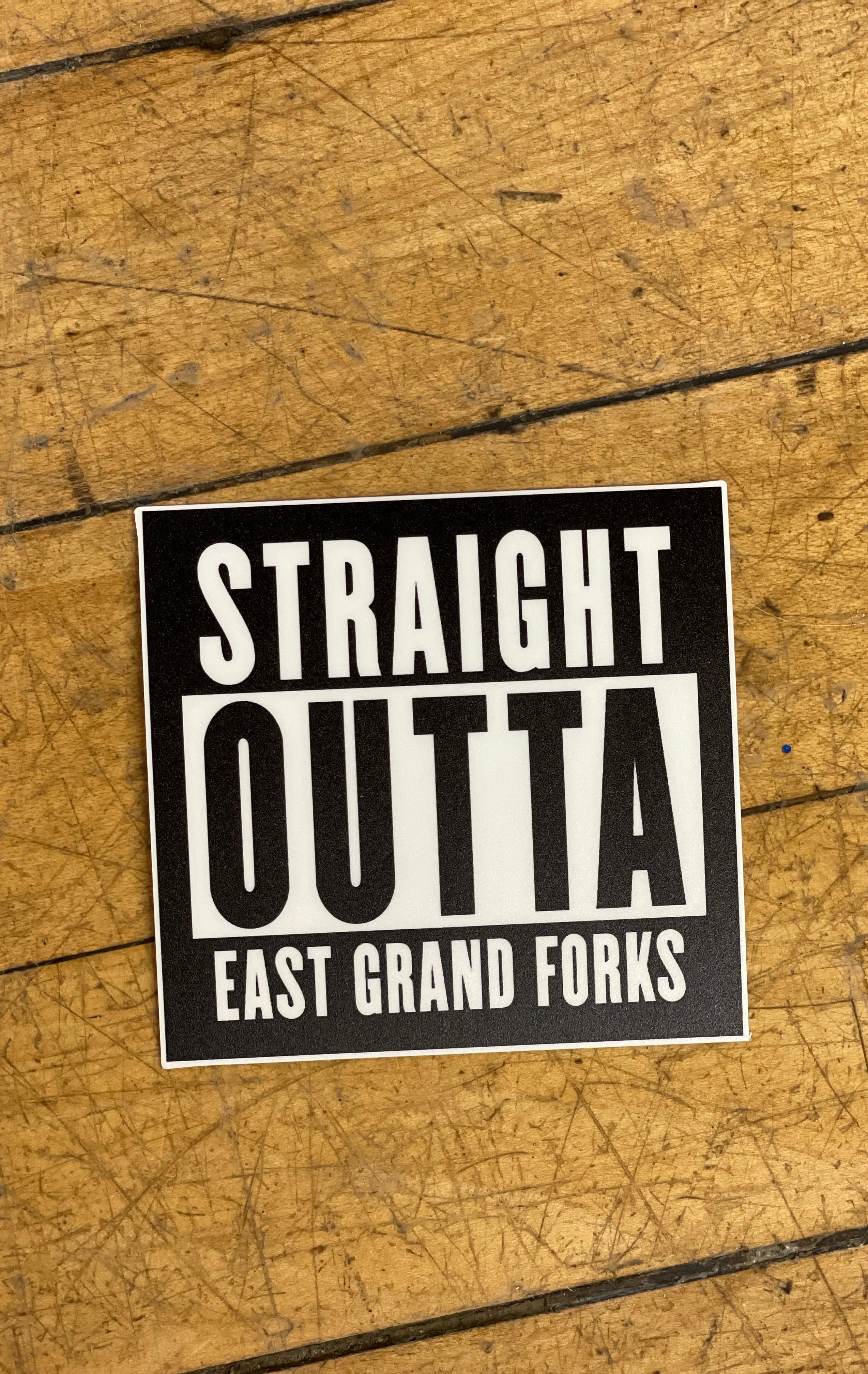 Straight Outta East Side Sticker-Stickers-nice enough-The Silo Boutique, Women's Fashion Boutique Located in Warren and Grand Forks North Dakota