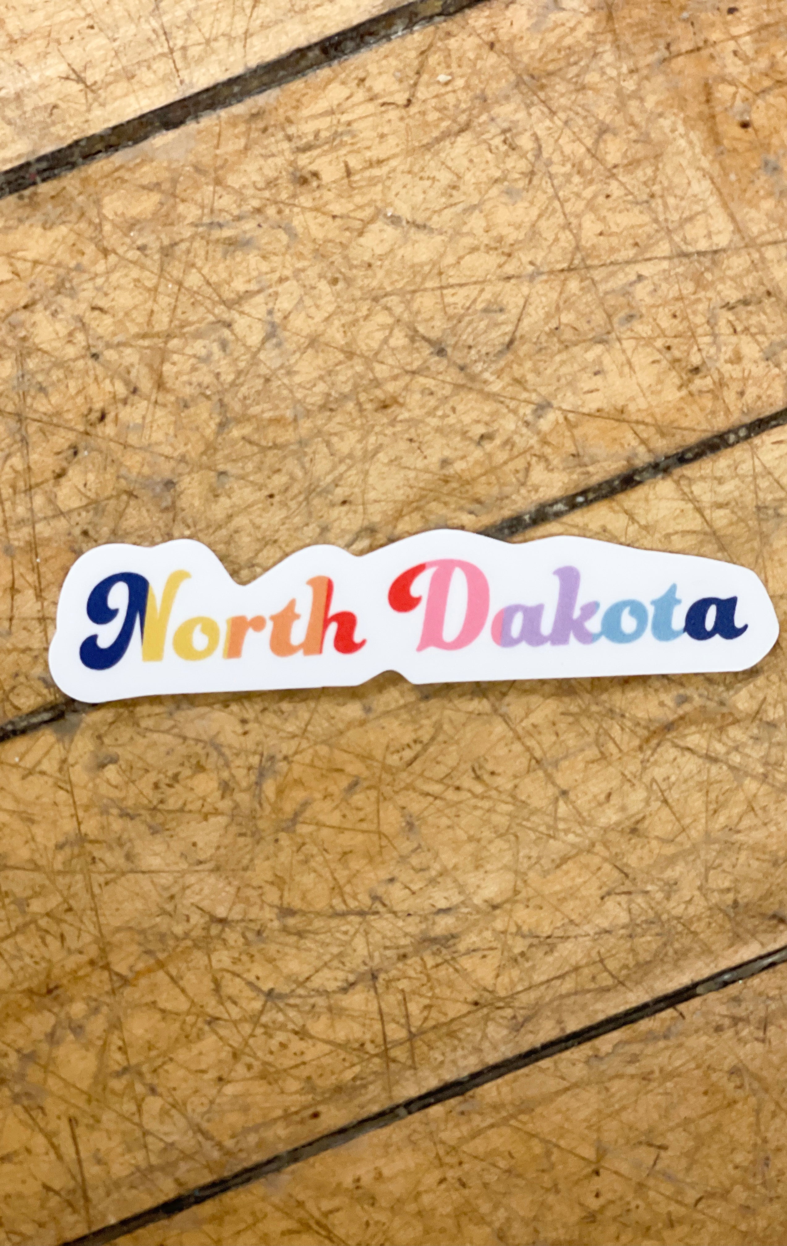 North Dakota Bubble Sticker-Stickers-nice enough-The Silo Boutique, Women's Fashion Boutique Located in Warren and Grand Forks North Dakota