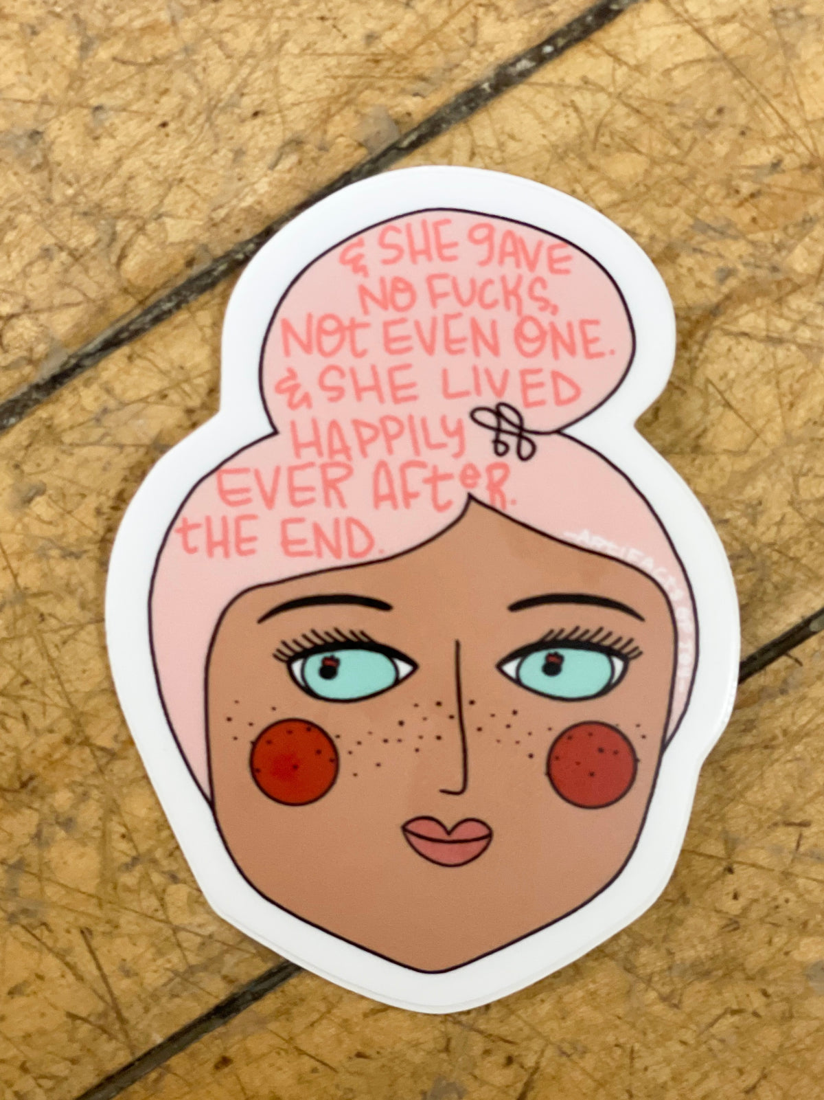 And She Gave No Sticker-Stickers-nice enough-The Silo Boutique, Women's Fashion Boutique Located in Warren and Grand Forks North Dakota