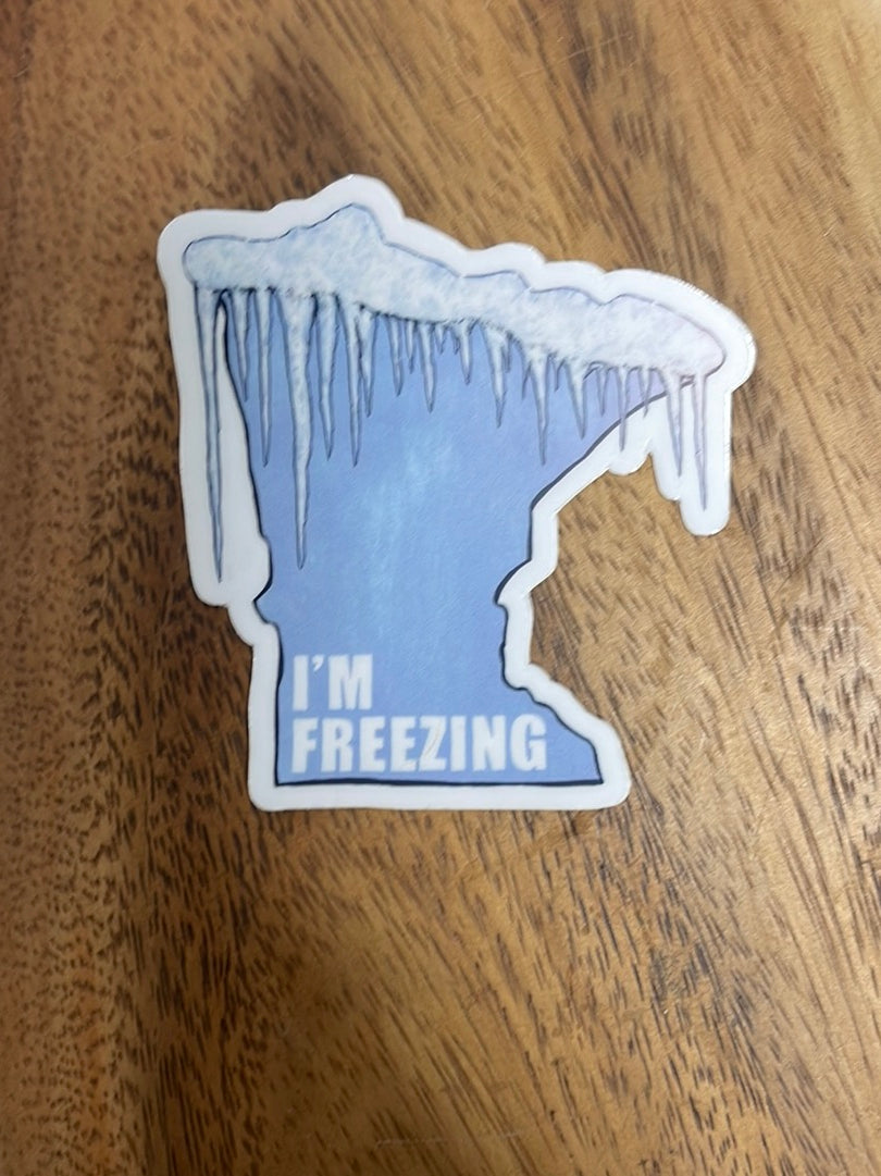Freezn MN Sticker-Stickers-nice enough-The Silo Boutique, Women's Fashion Boutique Located in Warren and Grand Forks North Dakota