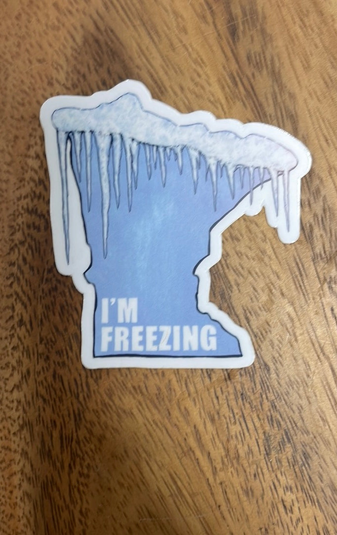 Freezn MN Sticker-Stickers-nice enough-The Silo Boutique, Women's Fashion Boutique Located in Warren and Grand Forks North Dakota