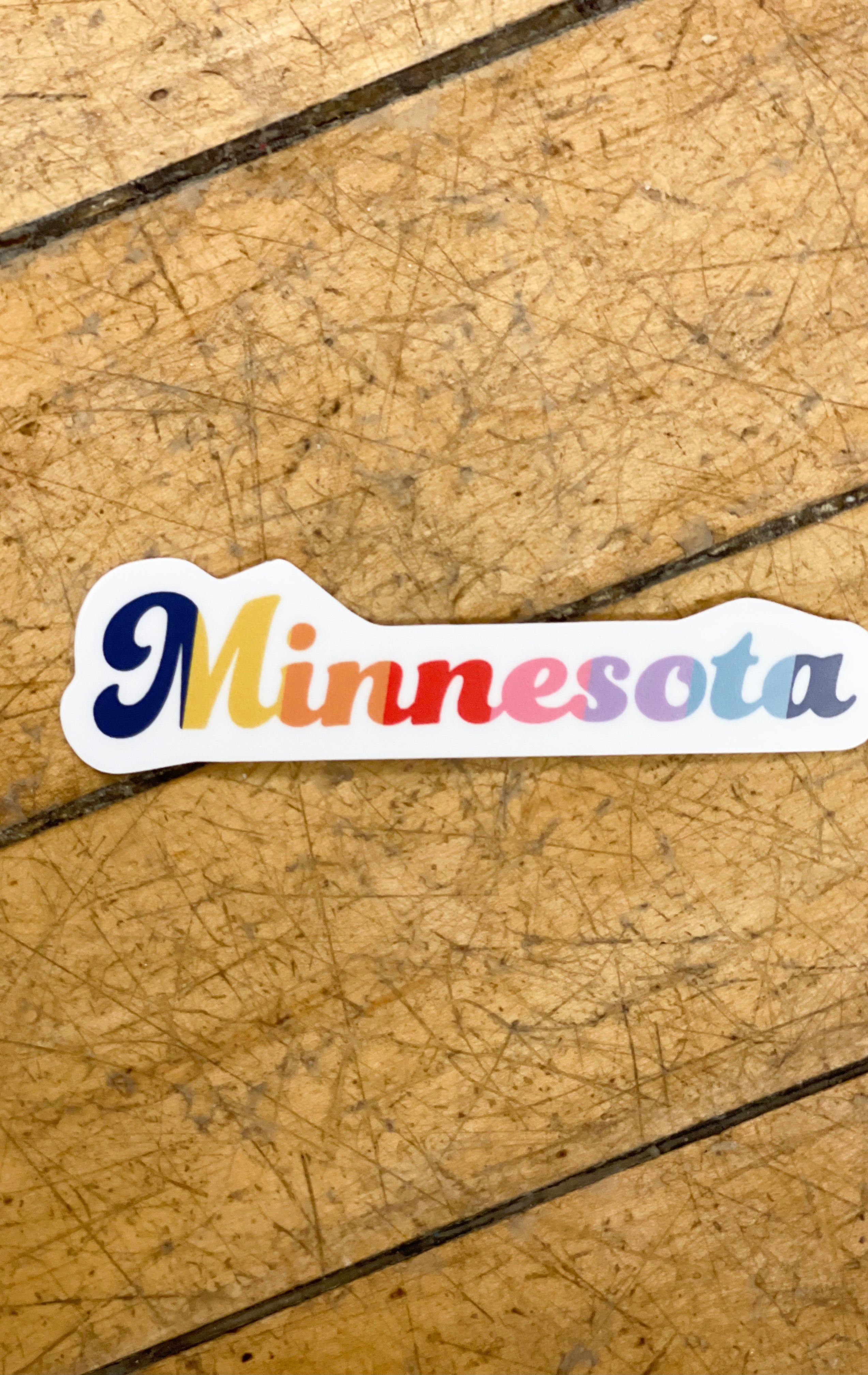 Minnesota Bubble Sticker-Stickers-nice enough-The Silo Boutique, Women's Fashion Boutique Located in Warren and Grand Forks North Dakota