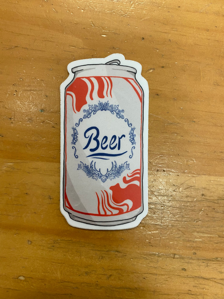 Beer Can Sticker-Stickers-nice enough-The Silo Boutique, Women's Fashion Boutique Located in Warren and Grand Forks North Dakota