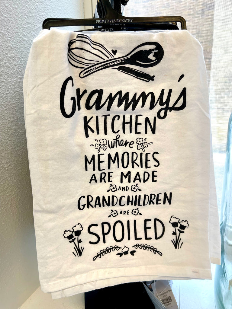 Grammy's Kitchen Towel-Tea Towels-primitives-The Silo Boutique, Women's Fashion Boutique Located in Warren and Grand Forks North Dakota