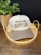 Zen Happy Wife Hat-Tan-Hats-Zenana-The Silo Boutique, Women's Fashion Boutique Located in Warren and Grand Forks North Dakota