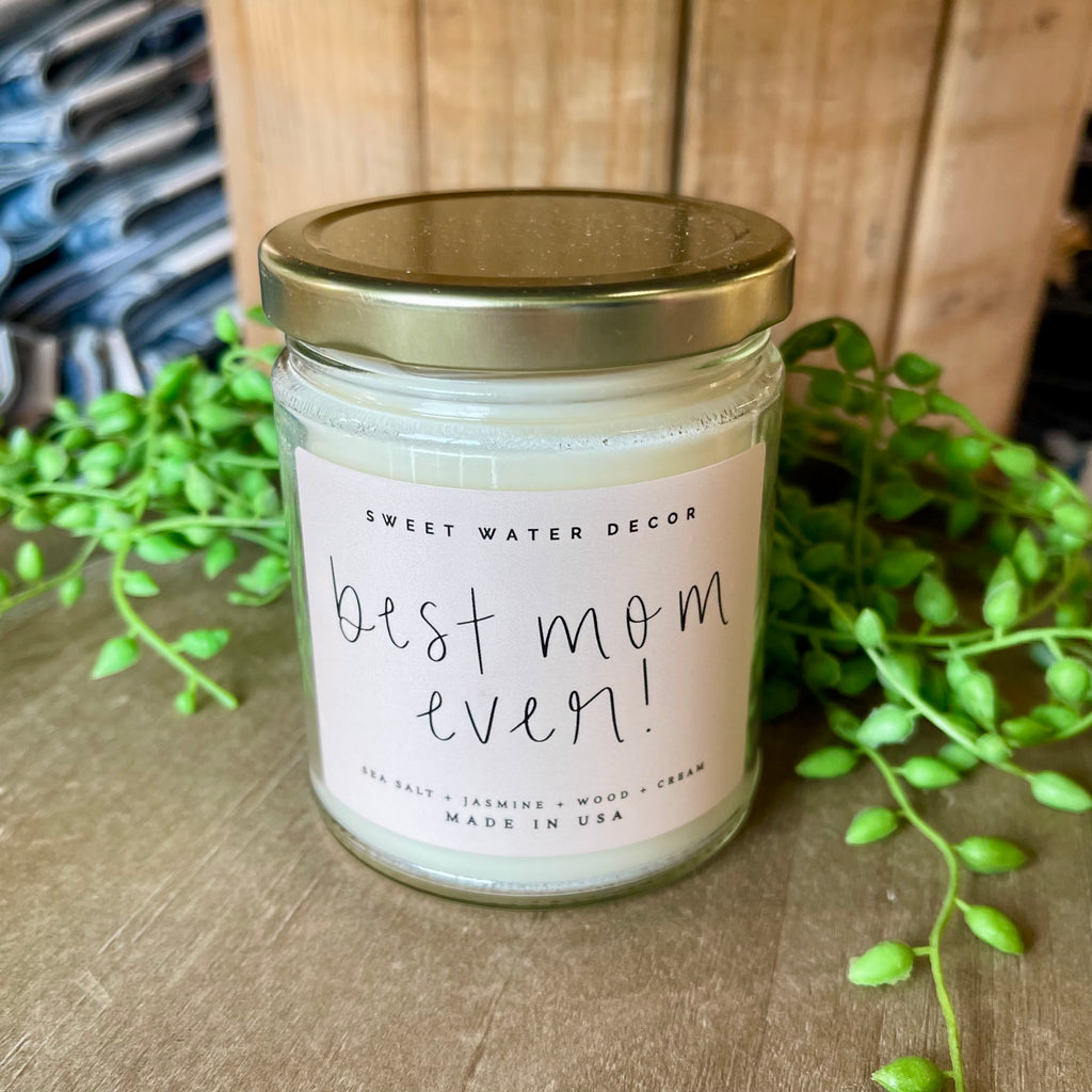 Best Mom Ever Jar Candle 9oz-Candles-sweet water decor-The Silo Boutique, Women's Fashion Boutique Located in Warren and Grand Forks North Dakota