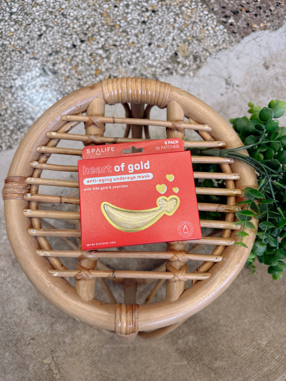 Heart of Gold Anti-Aging Eye Patches-Beauty-spa life-The Silo Boutique, Women's Fashion Boutique Located in Warren and Grand Forks North Dakota