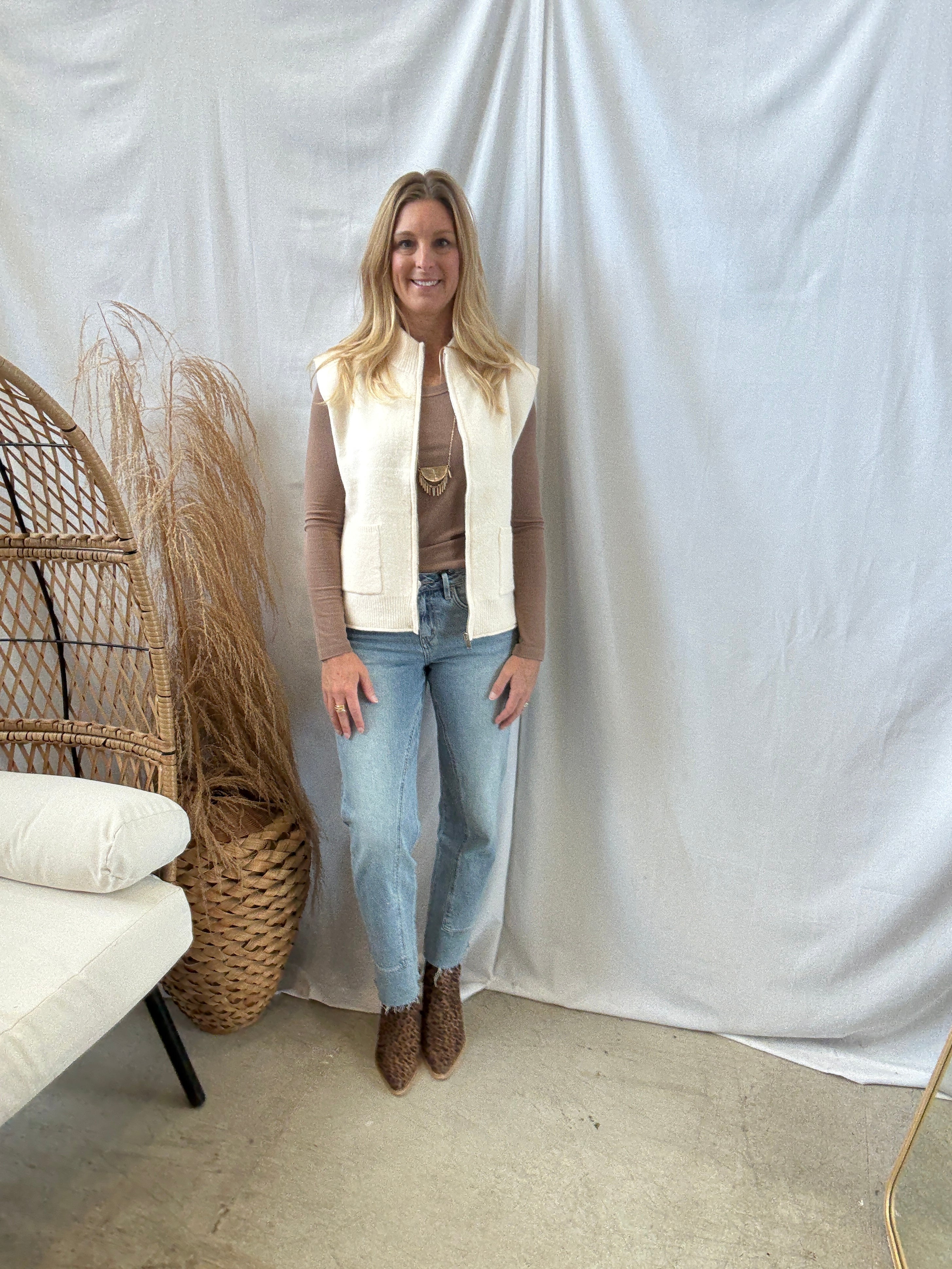 Mica Blue Lava Straight Leg Jeans-Jeans-mica-The Silo Boutique, Women's Fashion Boutique Located in Warren and Grand Forks North Dakota