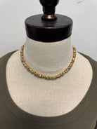 Joy Chiseled Gold Necklace-Necklaces-joy susan-The Silo Boutique, Women's Fashion Boutique Located in Warren and Grand Forks North Dakota