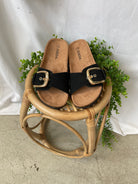Soda Lizzy Sandal-Black-Shoes-soda-The Silo Boutique, Women's Fashion Boutique Located in Warren and Grand Forks North Dakota