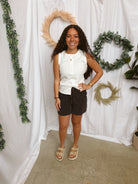 Kate Tank Top-White-Tank Tops-hyfve-The Silo Boutique, Women's Fashion Boutique Located in Warren and Grand Forks North Dakota