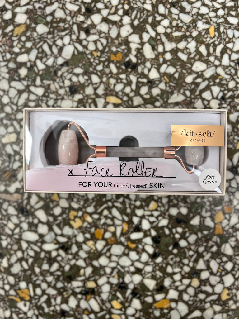 Rose Quartz Crystal Facial Roller-Beauty-kitsch-The Silo Boutique, Women's Fashion Boutique Located in Warren and Grand Forks North Dakota