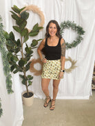 Jane Olive Skirt-Skirts-jade by jane-The Silo Boutique, Women's Fashion Boutique Located in Warren and Grand Forks North Dakota