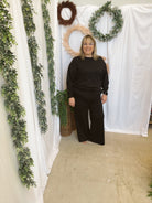 Maggie Scuba Set-Black-Outfit Sets-Zenana-The Silo Boutique, Women's Fashion Boutique Located in Warren and Grand Forks North Dakota