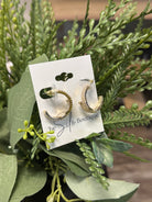 Nail Pave Layered Hoop Earrings-Earrings-Fame-The Silo Boutique, Women's Fashion Boutique Located in Warren and Grand Forks North Dakota