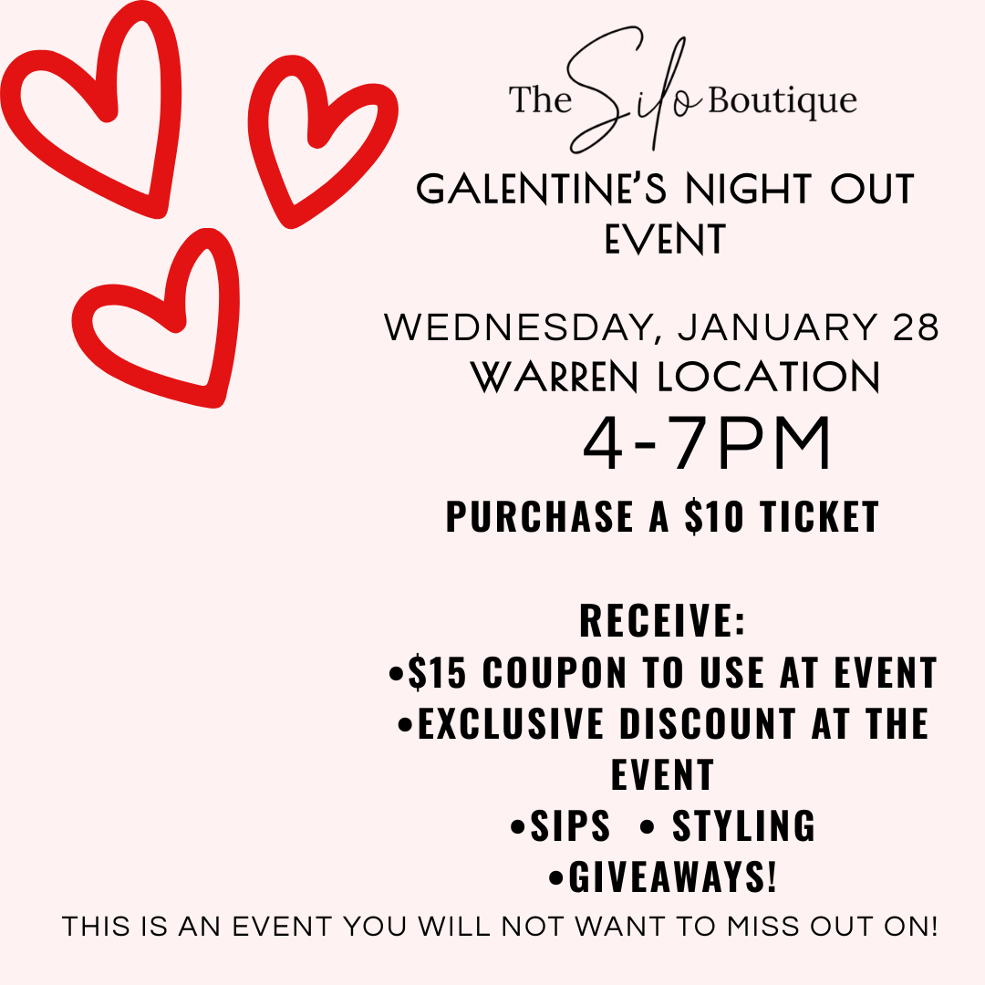 Galentine's in Warren Event-WARREN-event-The Silo Boutique-The Silo Boutique, Women's Fashion Boutique Located in Warren and Grand Forks North Dakota