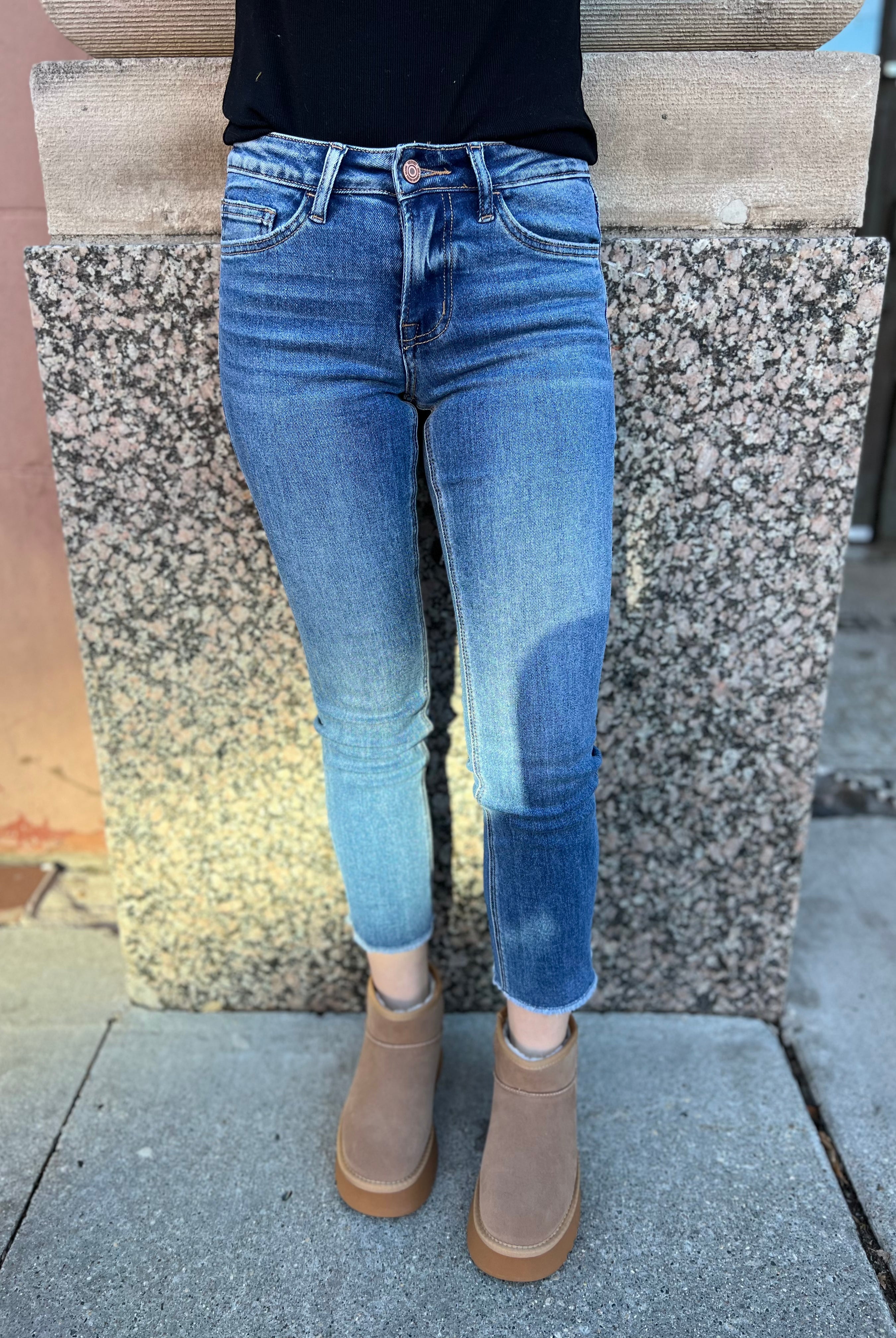 Vervet Five Steps To Heaven Jeans-Jeans-Lovervet-The Silo Boutique, Women's Fashion Boutique Located in Warren and Grand Forks North Dakota