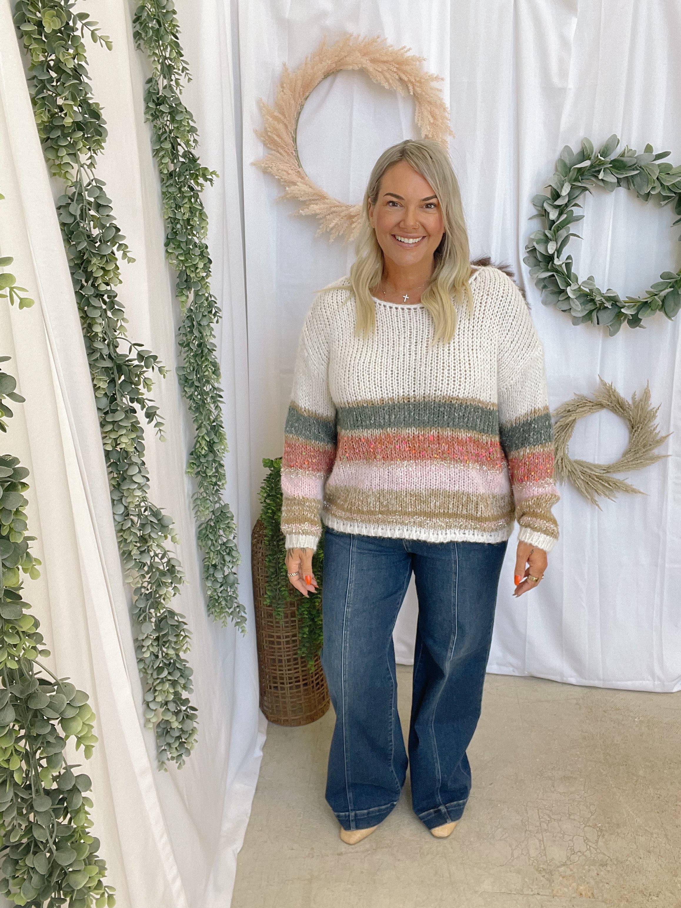 Sparkle and Confetti Sweater-Sweaters-mystree-The Silo Boutique, Women's Fashion Boutique Located in Warren and Grand Forks North Dakota