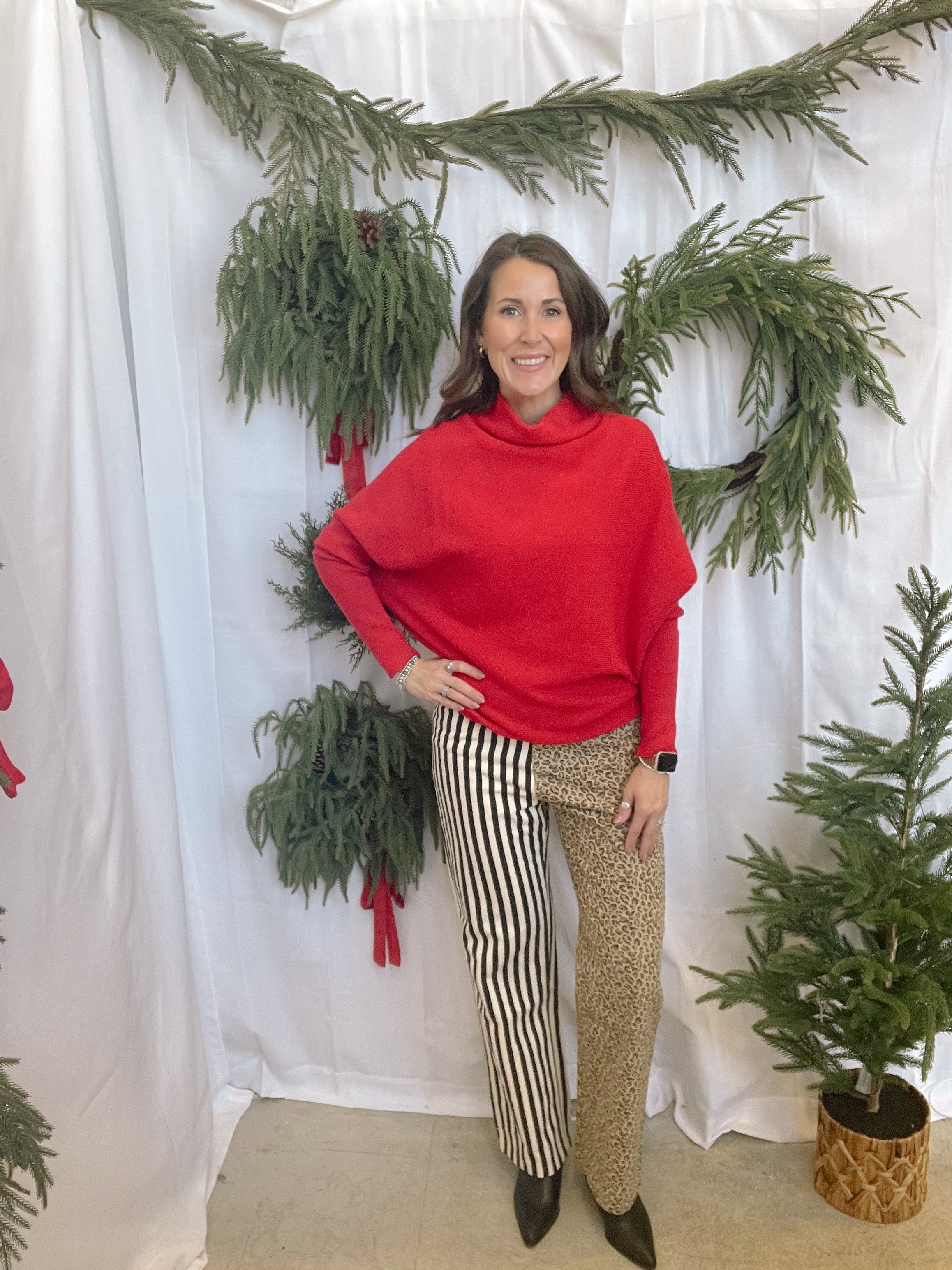 Ivy Sweater-Red-Sweaters-bluivy-The Silo Boutique, Women's Fashion Boutique Located in Warren and Grand Forks North Dakota