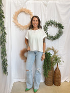 Vervet York Distressed Flare Jeans-Jeans-vervet-The Silo Boutique, Women's Fashion Boutique Located in Warren and Grand Forks North Dakota