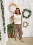 Seashell Knit Tank Top-Cream-Cardigans-promesa-The Silo Boutique, Women's Fashion Boutique Located in Warren and Grand Forks North Dakota