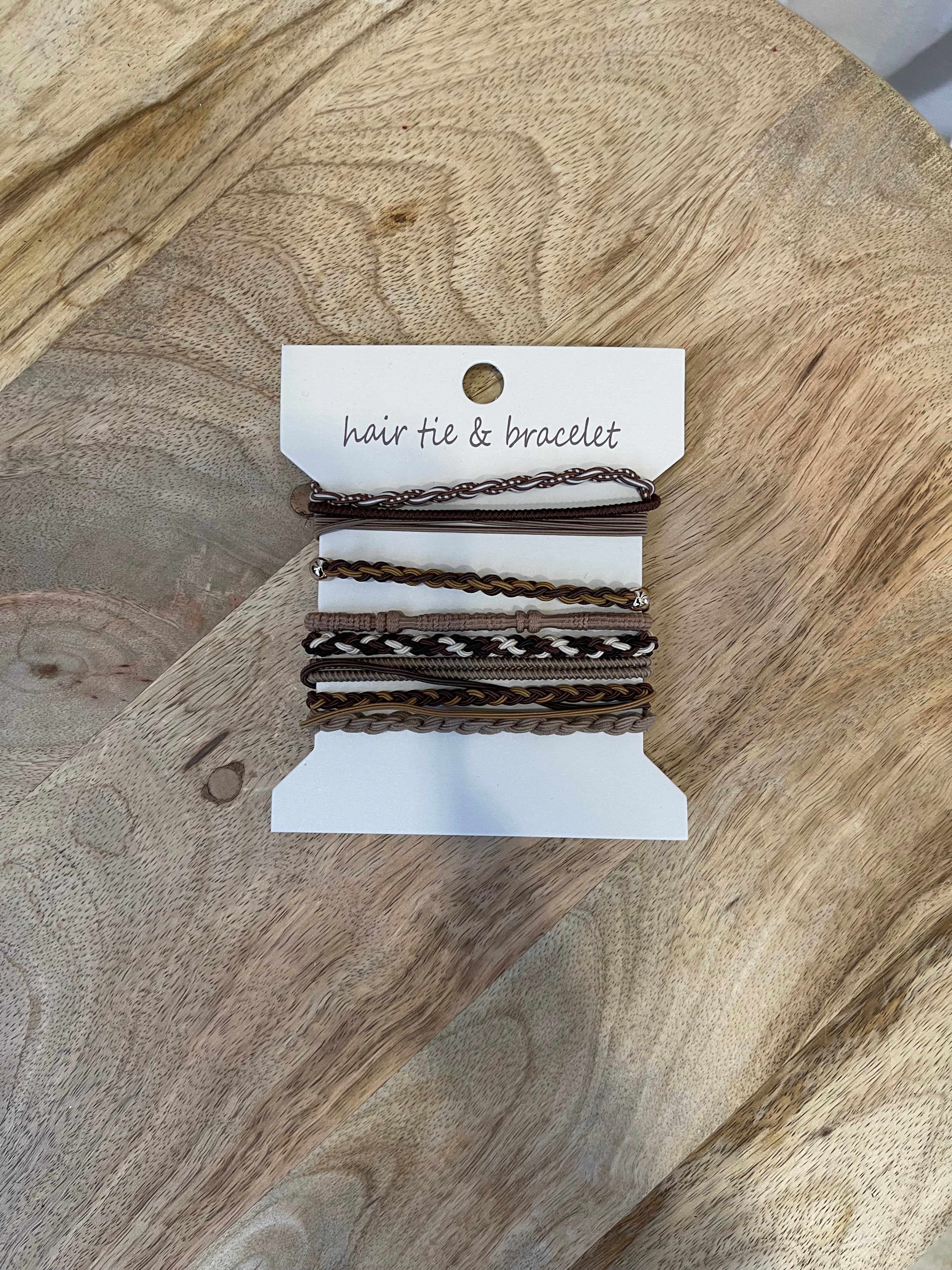 Lynn Hair Ties Bracelet-Bracelets-joss-The Silo Boutique, Women's Fashion Boutique Located in Warren and Grand Forks North Dakota