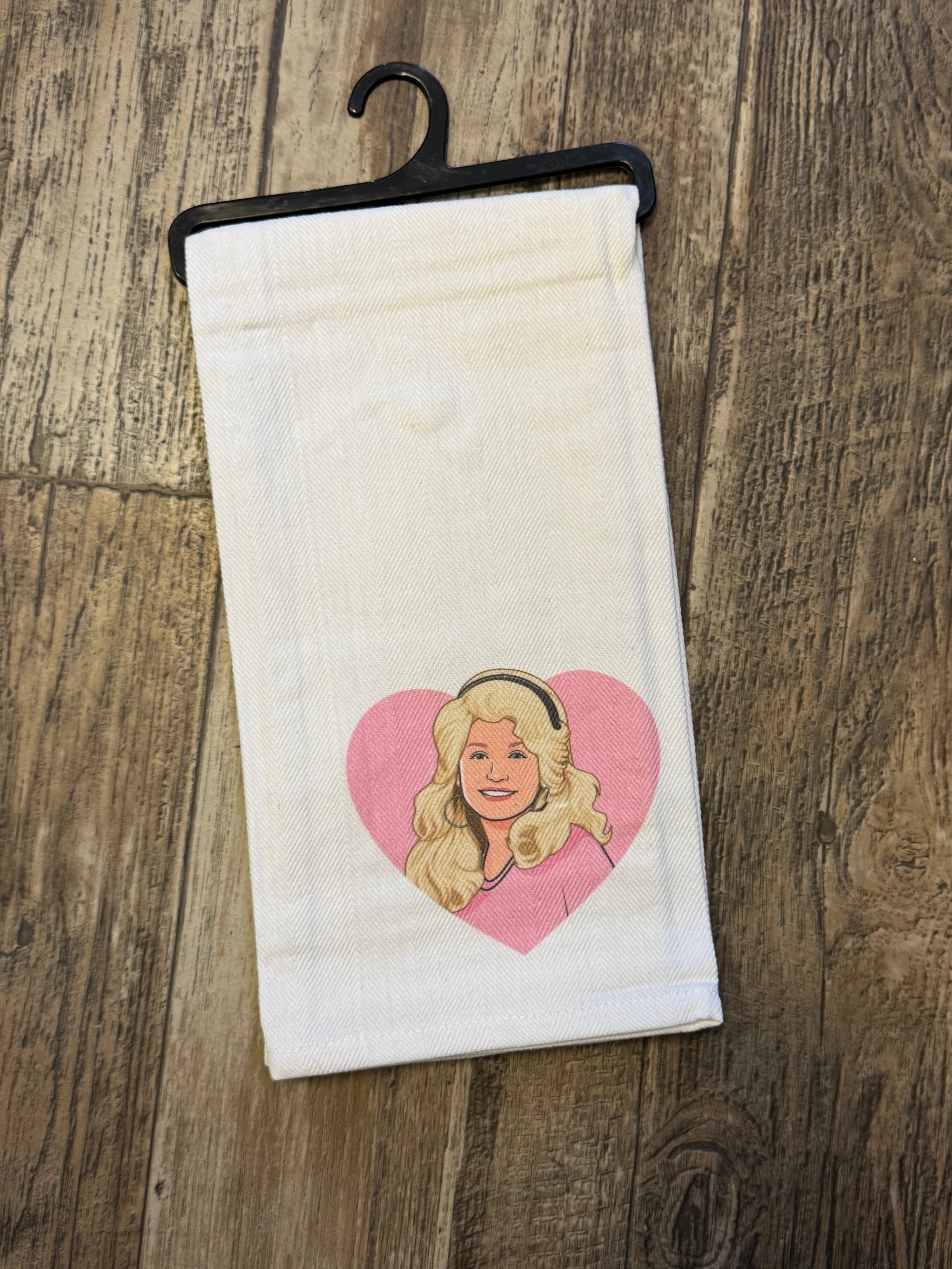 Dolly Face Tea Towel-Tea Towels-Fair-The Silo Boutique, Women's Fashion Boutique Located in Warren and Grand Forks North Dakota