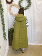 Blakely Wild Oak Vest-Olive-Vests-blakeley-The Silo Boutique, Women's Fashion Boutique Located in Warren and Grand Forks North Dakota