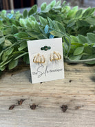 Times 4 Gold Earrings-Earrings-kenze-The Silo Boutique, Women's Fashion Boutique Located in Warren and Grand Forks North Dakota