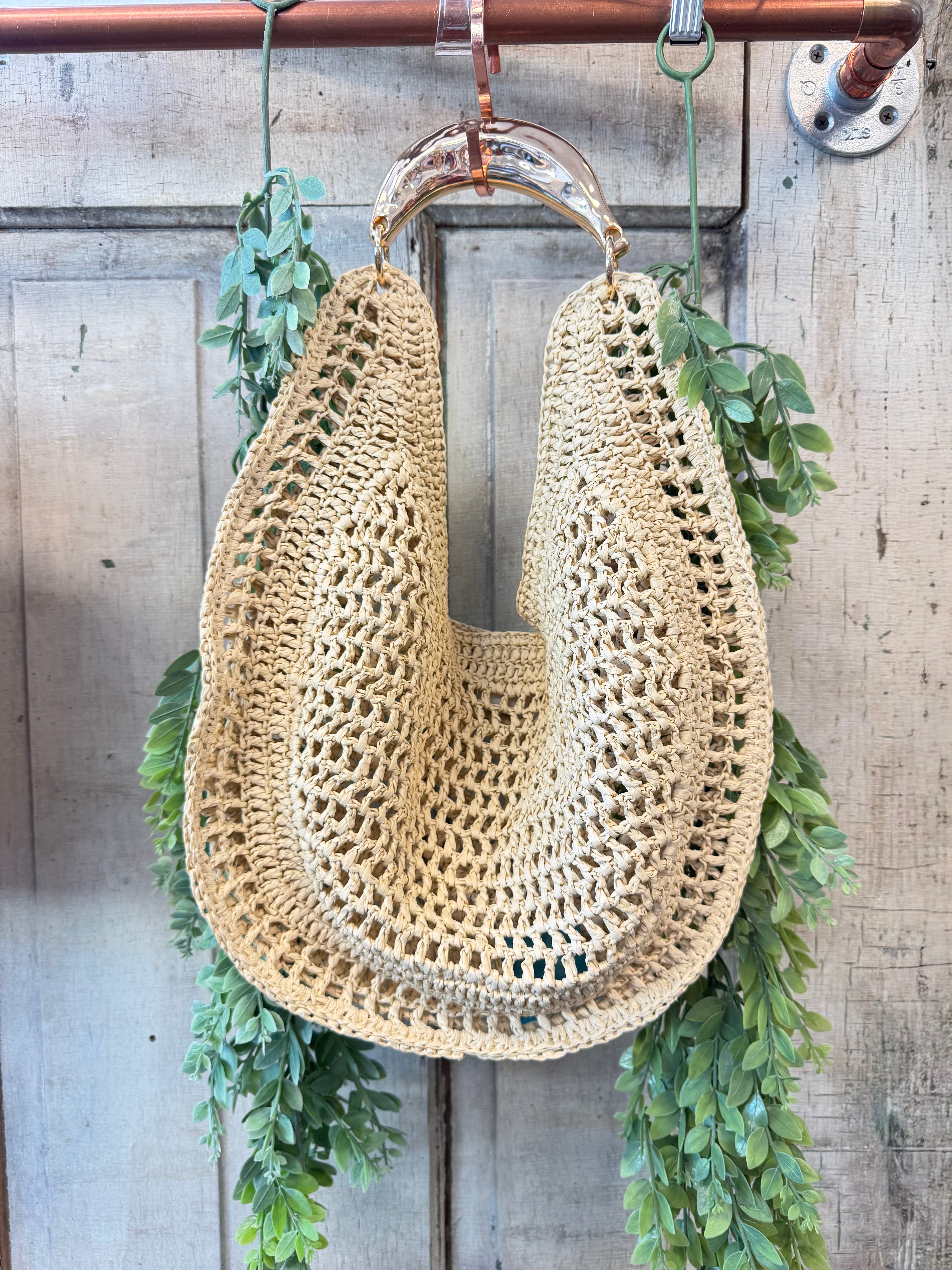 Camden Goldie Hobo Purse-Ivory-Purses-urban-The Silo Boutique, Women's Fashion Boutique Located in Warren and Grand Forks North Dakota