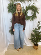 The Classic Staple Cardigan-Chocolate-Cardigans-mimosa-The Silo Boutique, Women's Fashion Boutique Located in Warren and Grand Forks North Dakota