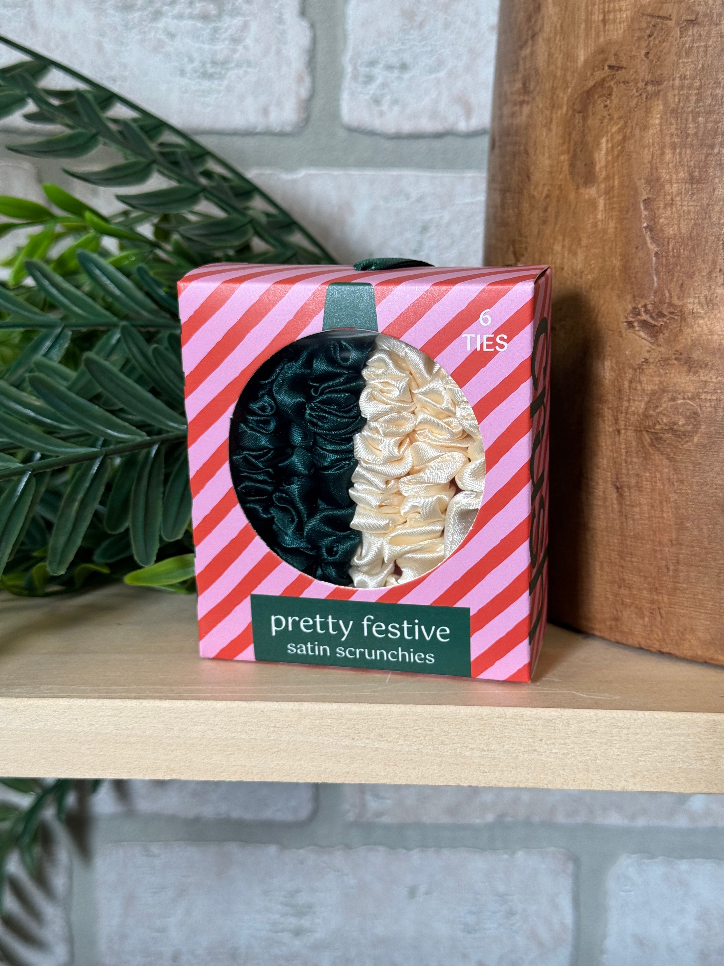 Crush Christmas Scrunchy Set-scrunchies-The Silo Boutique-The Silo Boutique, Women's Fashion Boutique Located in Warren and Grand Forks North Dakota