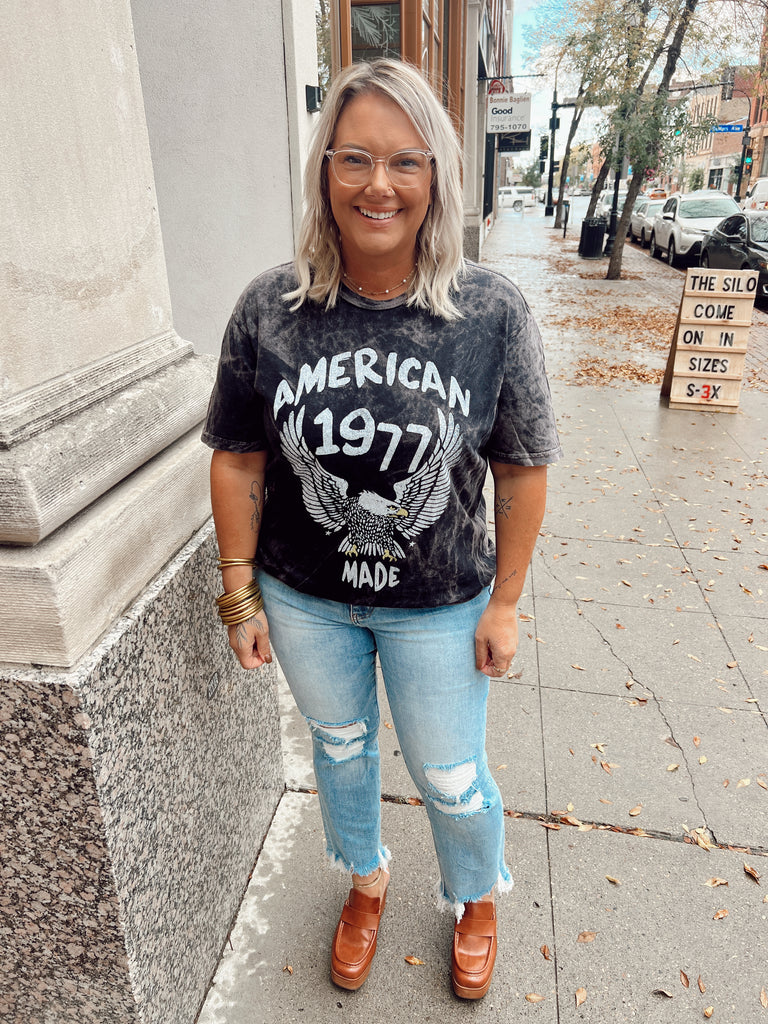 American Made Cloud Tee-Graphic Tees-life clothing-The Silo Boutique, Women's Fashion Boutique Located in Warren and Grand Forks North Dakota