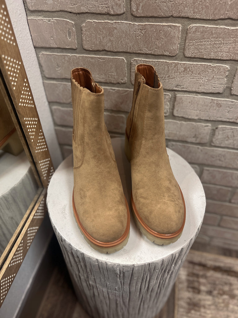MM Nora Almond Boot-Shoes-miracle mile-The Silo Boutique, Women's Fashion Boutique Located in Warren and Grand Forks North Dakota