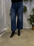 Risen Leslie Medium Wash Crop Jeans-Jeans-risen-The Silo Boutique, Women's Fashion Boutique Located in Warren and Grand Forks North Dakota
