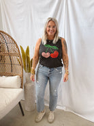 Mon Cherie Graphic Tank Top-Tank Tops-heart and luv-The Silo Boutique, Women's Fashion Boutique Located in Warren and Grand Forks North Dakota
