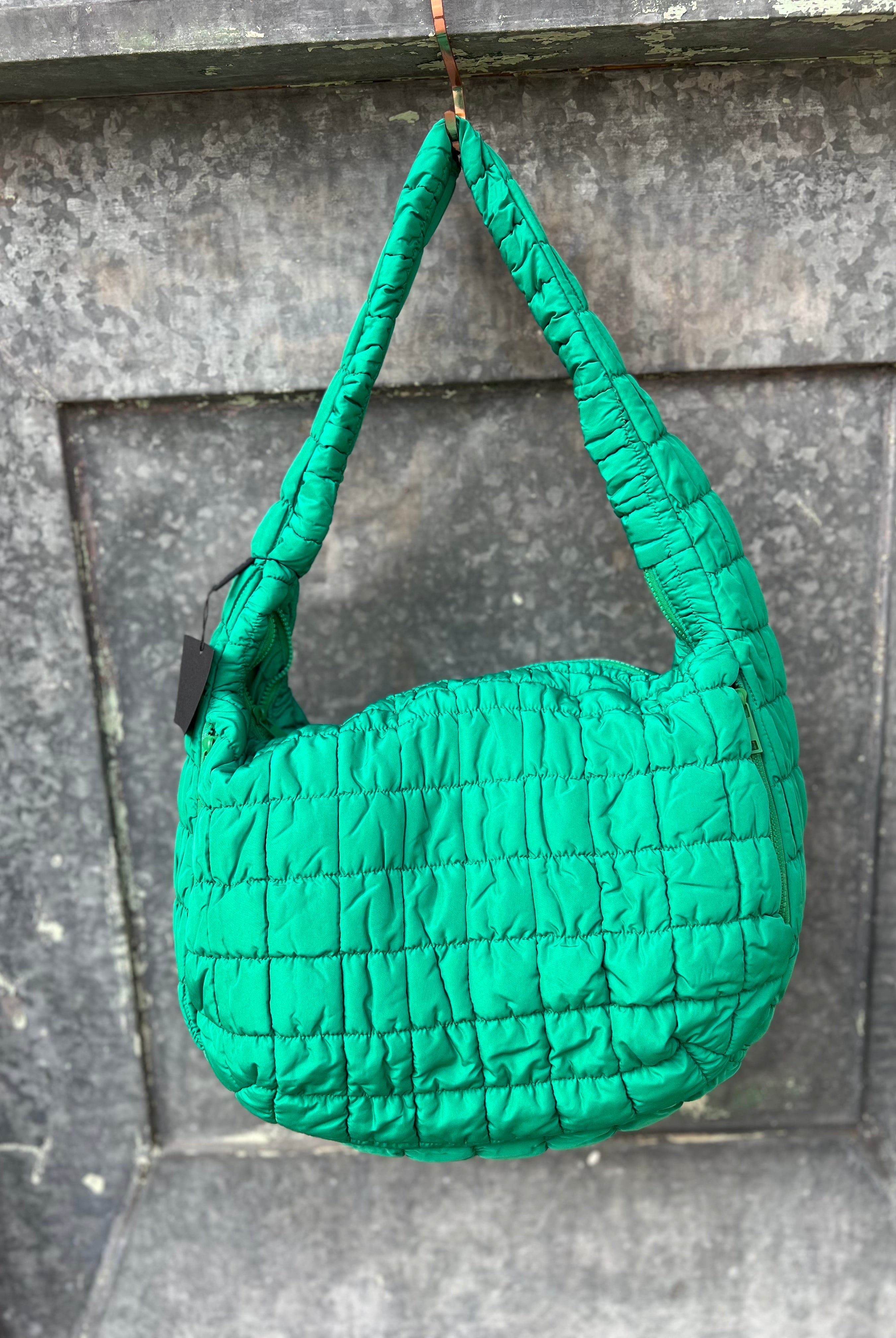 Large Quilted Purse-Purses-KW Fashion-The Silo Boutique, Women's Fashion Boutique Located in Warren and Grand Forks North Dakota