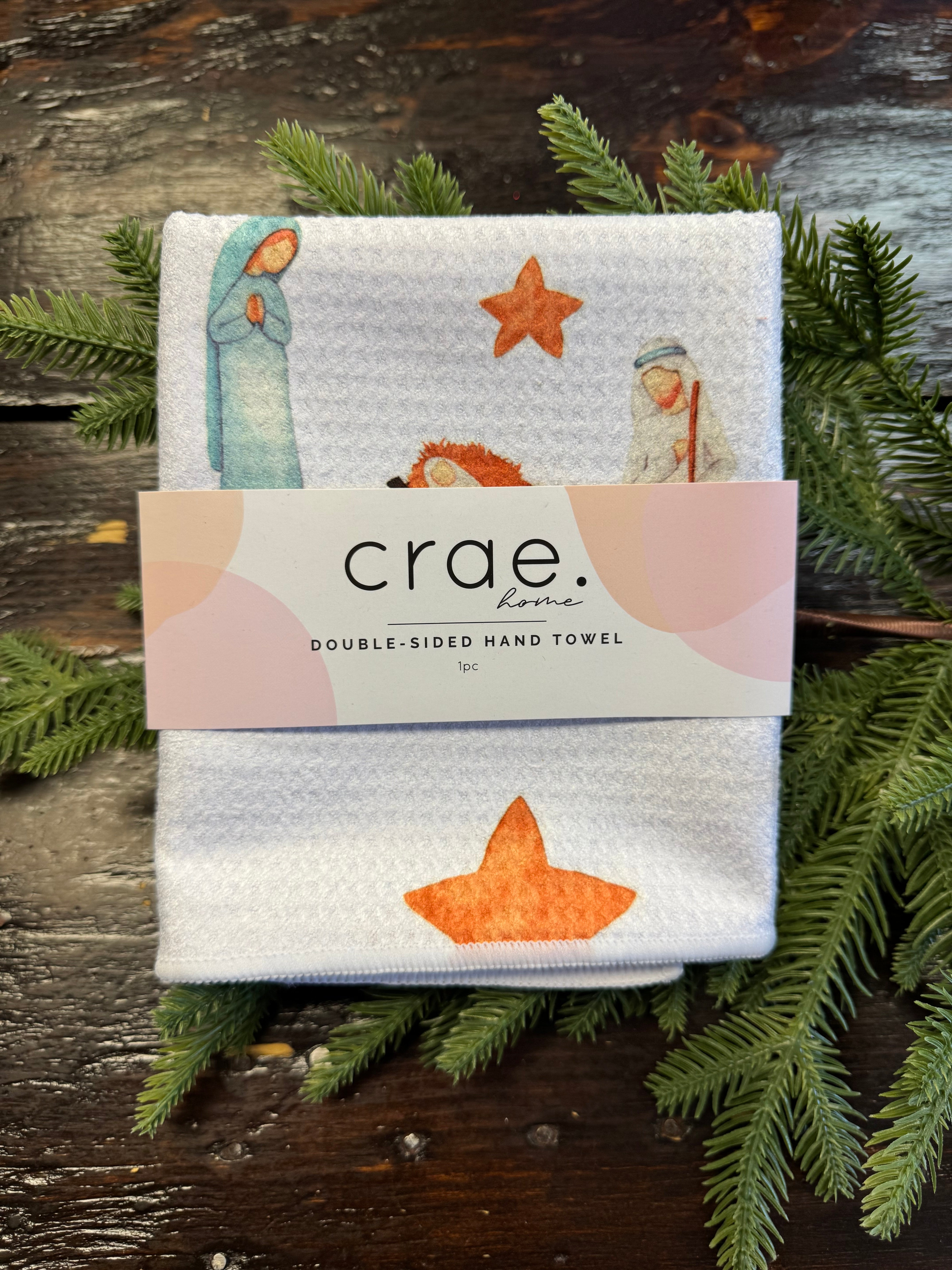 Oh Holy Night Hand Towel-Tea Towels-crae-The Silo Boutique, Women's Fashion Boutique Located in Warren and Grand Forks North Dakota