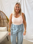NikiBiki Tank Top-Peach-Tank Tops-nikki bikki-The Silo Boutique, Women's Fashion Boutique Located in Warren and Grand Forks North Dakota